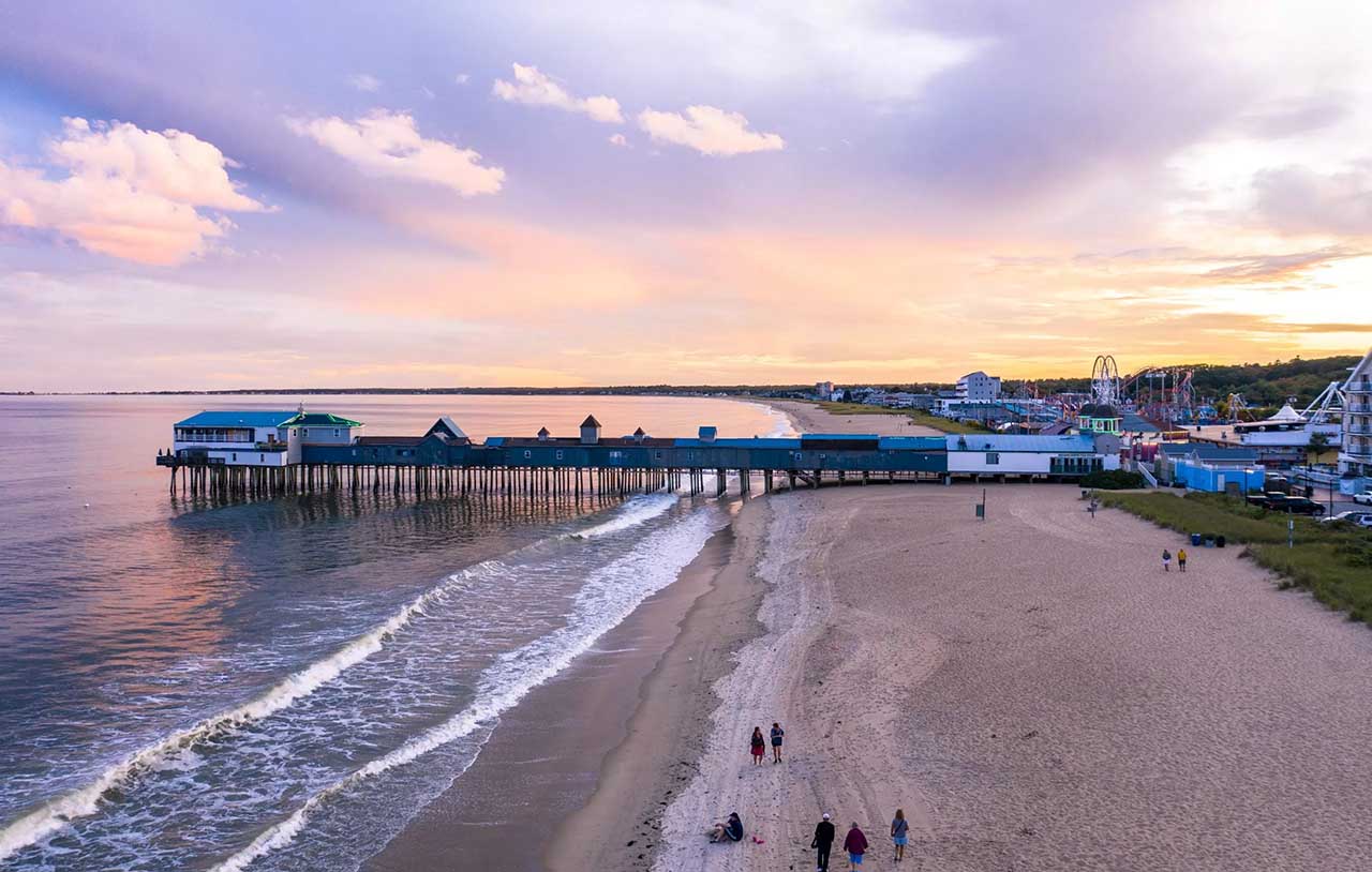 Pier at Old Orchard Beach, Maine